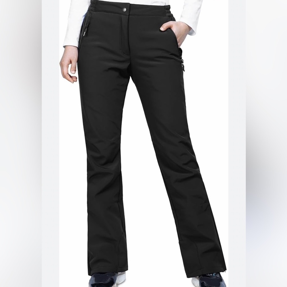 Outdoor Ventures Women’s Black Waterproof Ski Lined Pants